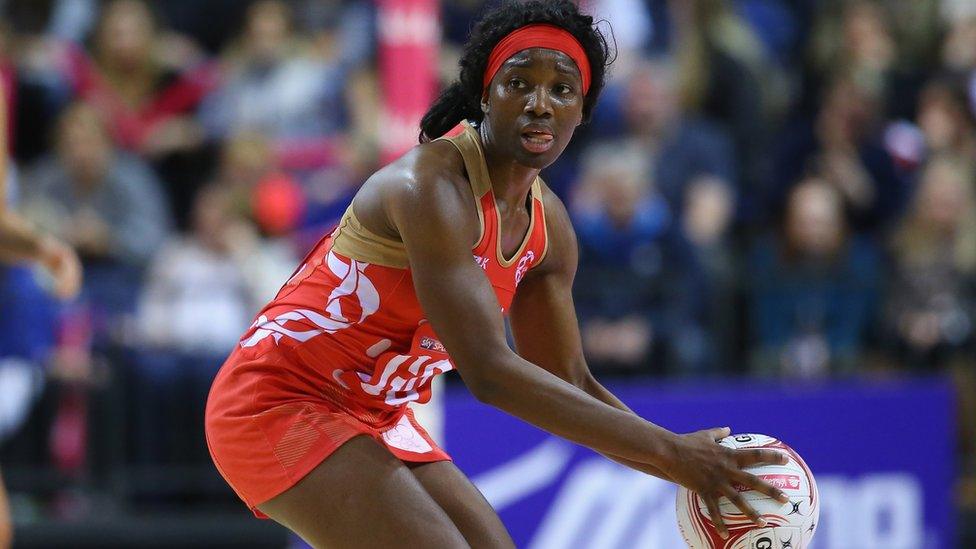 England netball captain Ama Abgeze