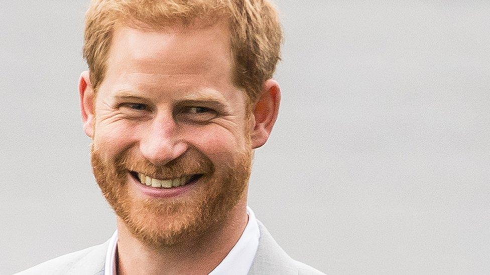 Prince Harry smiling