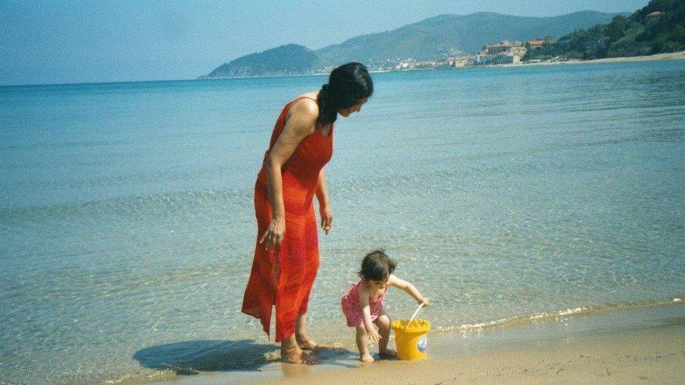 Sue Burgess and her daughter