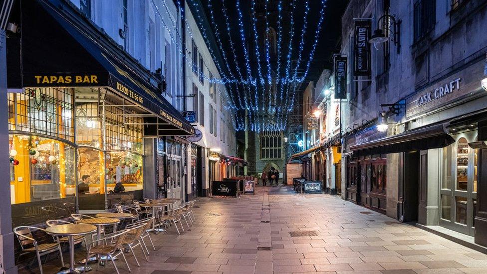 A quiet Cardiff street