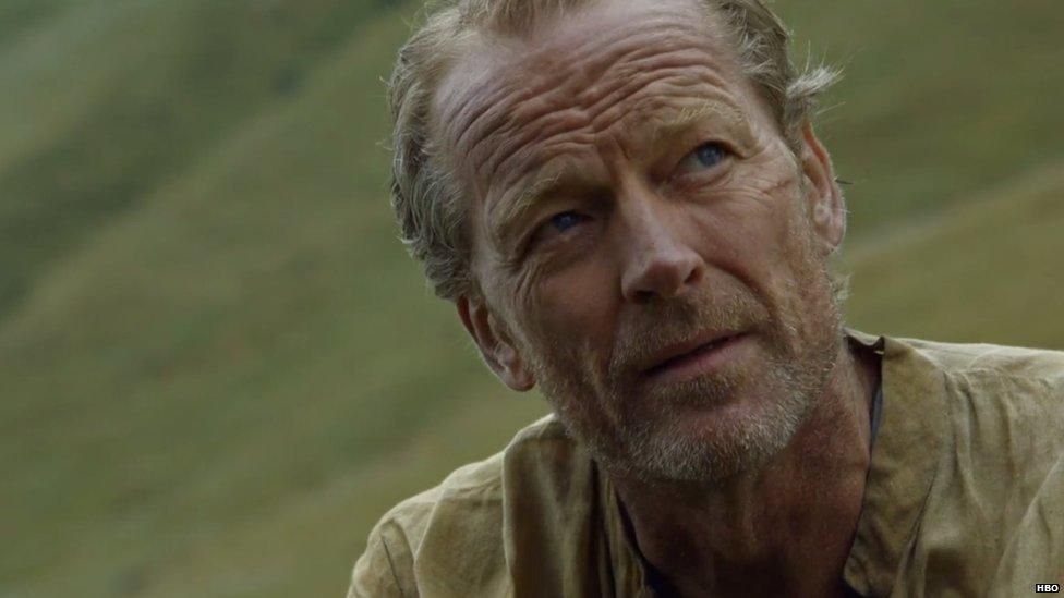 Jorah in the Game of Thrones series six trailer.