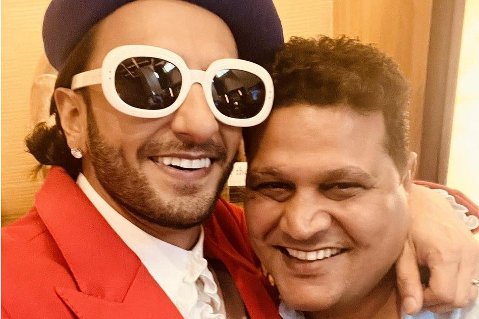 Varinder Chawla with Ranveer Singh