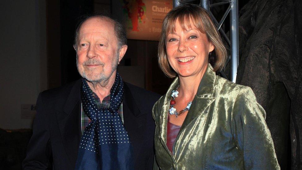 Roeg in 2010 with Jenny Agutter, whom he worked with on the film Walkabout