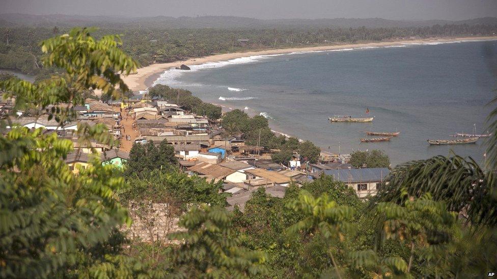 Beach in Ghana