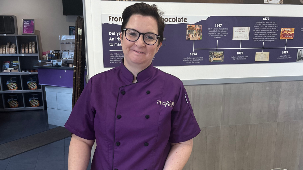 Chocolatier Geri Martin