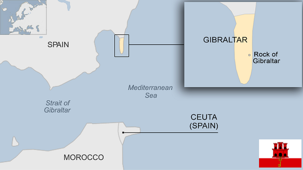 Map of Gibraltar