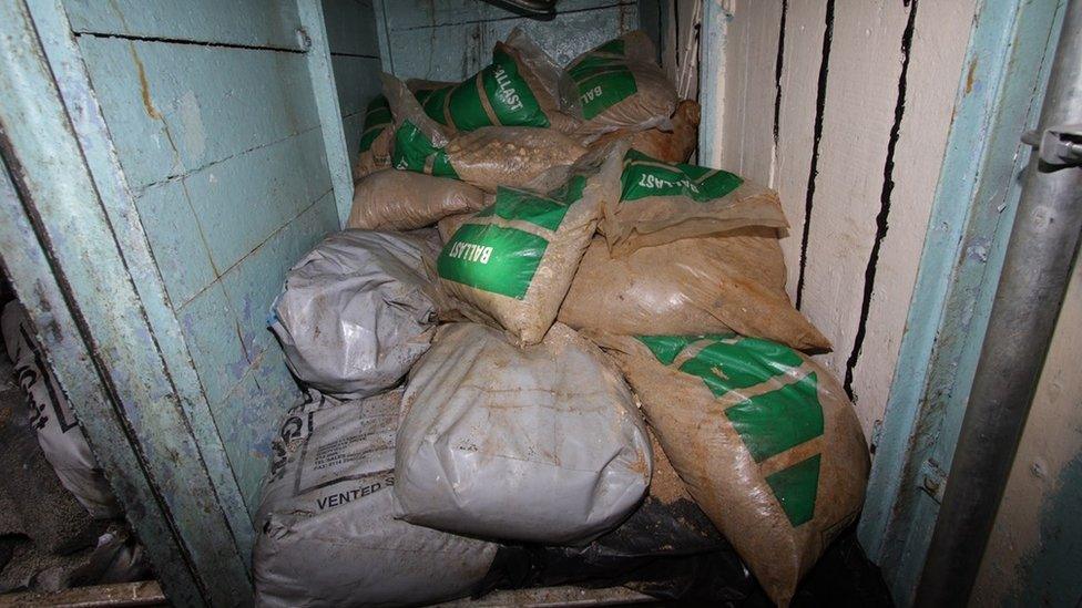 Bales of cocaine