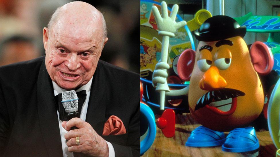 Don Rickles and Mr Potato Head