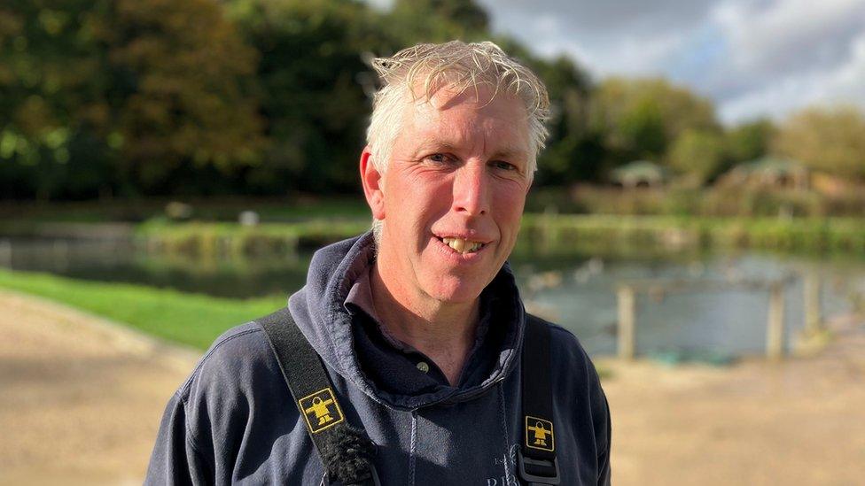 Steve Woodland is a trout farmer at Bibury Trout Farm