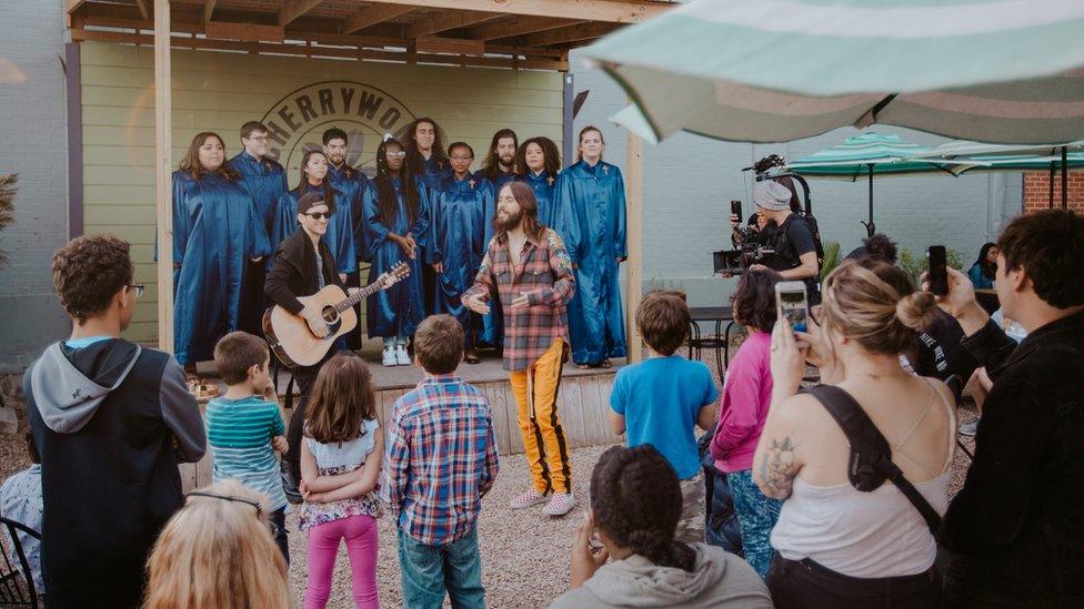 Jared Leto and friends