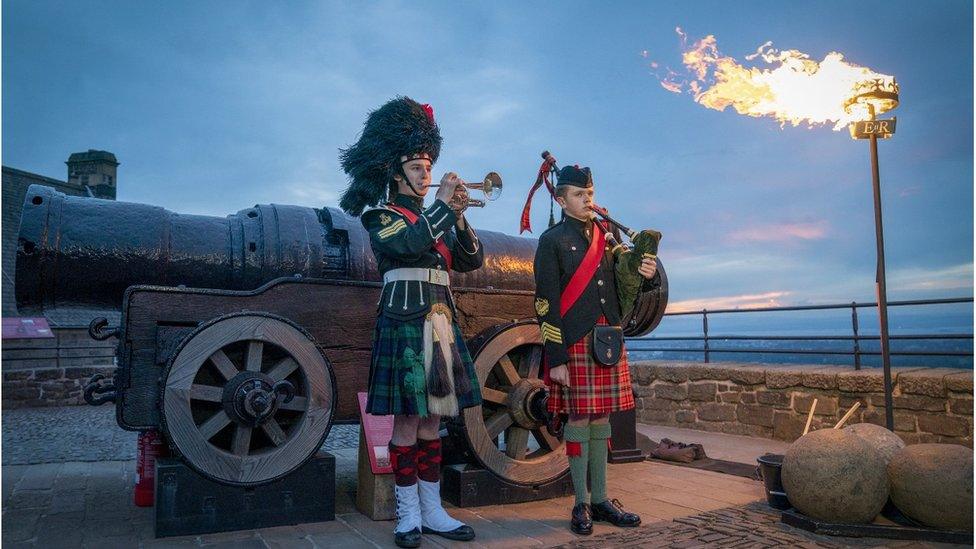 Edinburgh Castle beacon