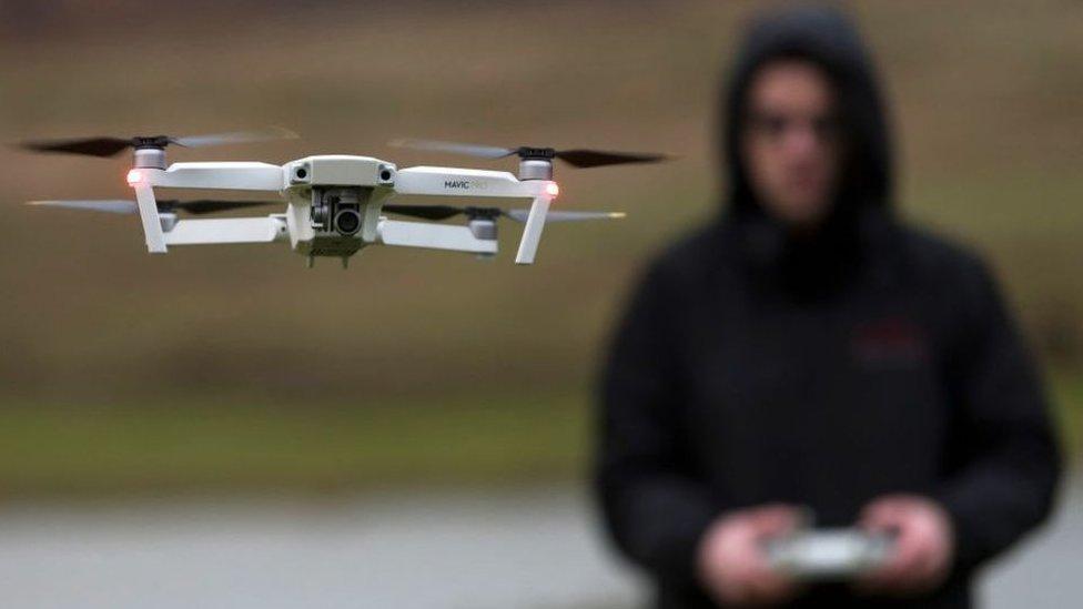 DJI said drone pilots could be quickly and precisely located using the technology