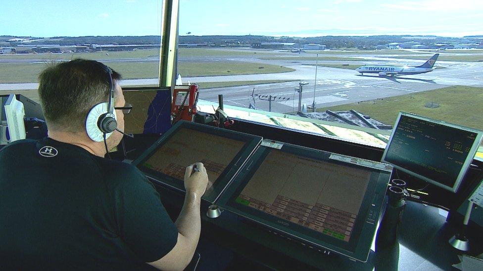 ATC at Aberdeen Airport