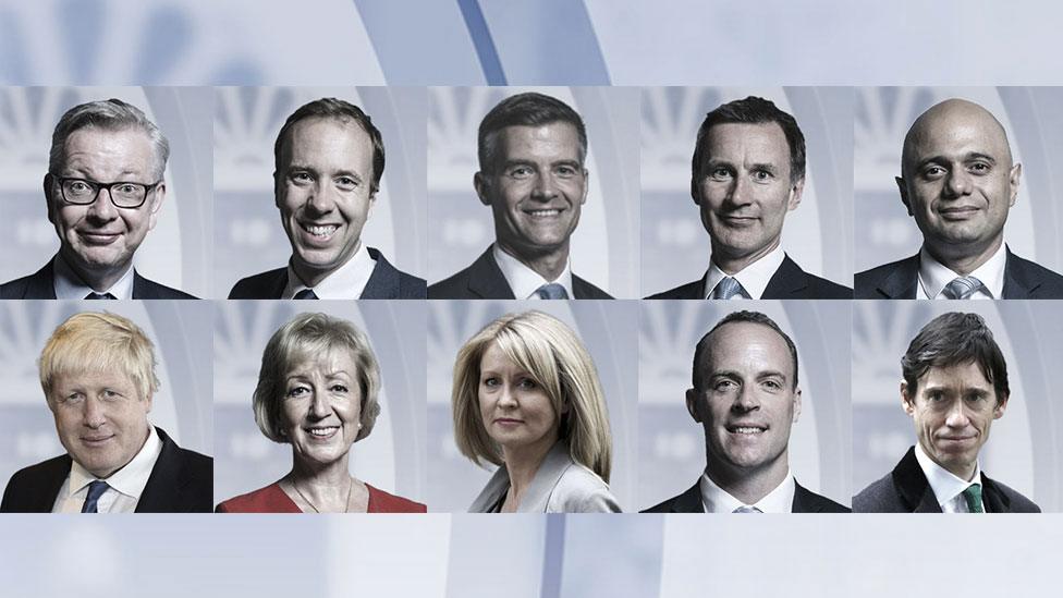 Tory leadership candidates