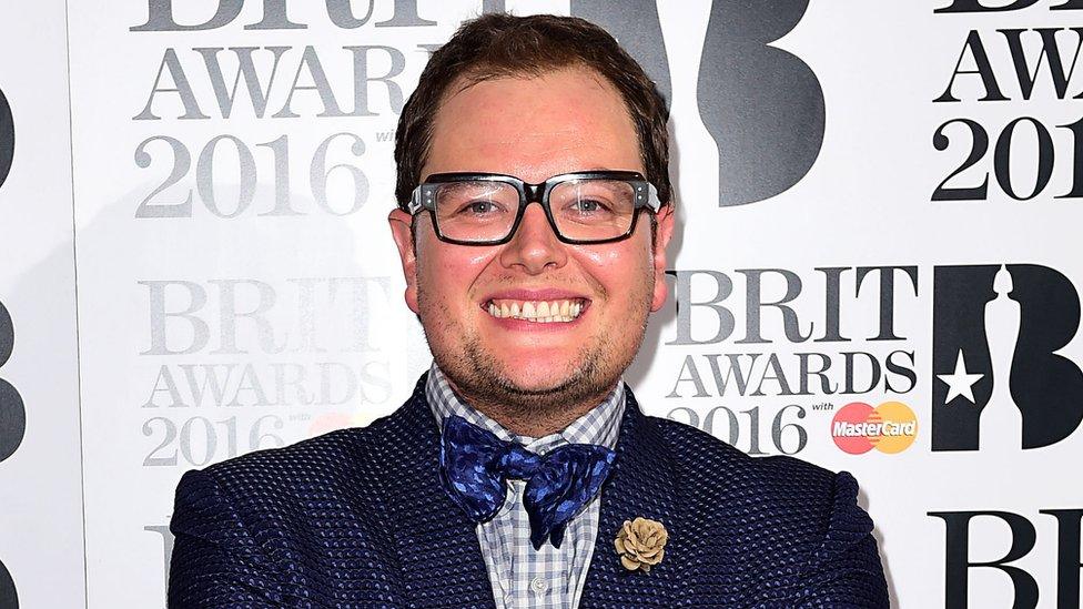 Alan Carr at the Brits