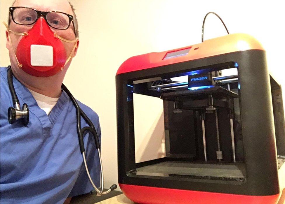 3d printer and mask