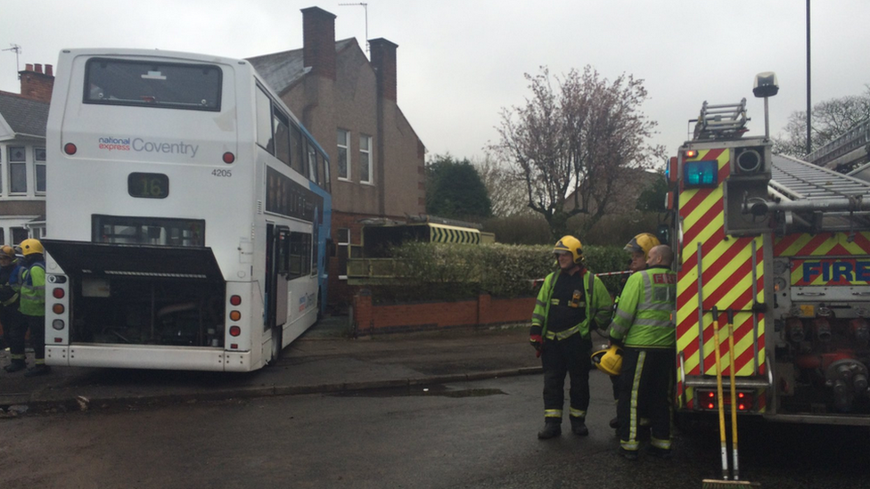 Emergency services at the scene