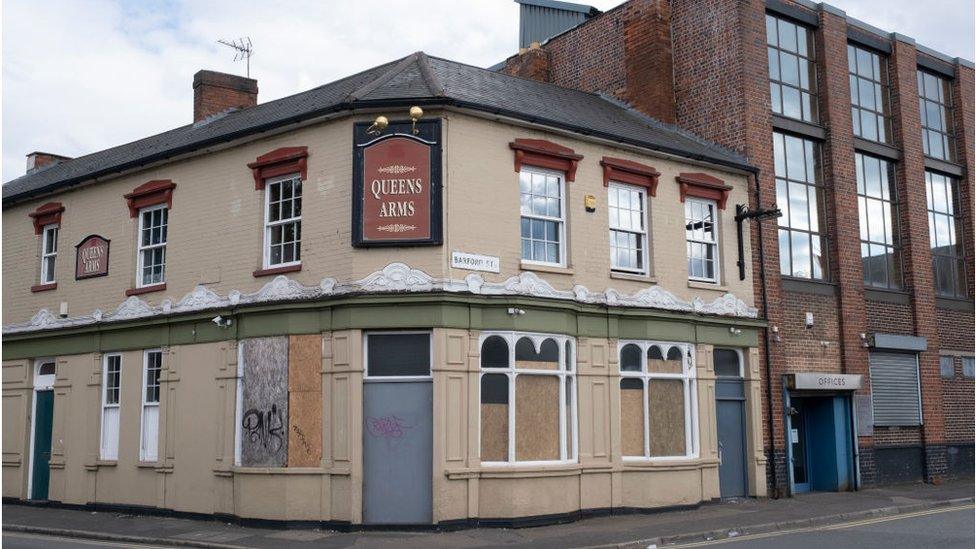 A pub that has closed down