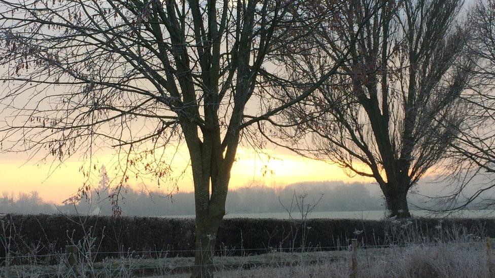 Sunrise at Long Wittenham