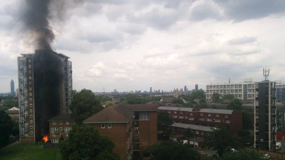 An image of the fire