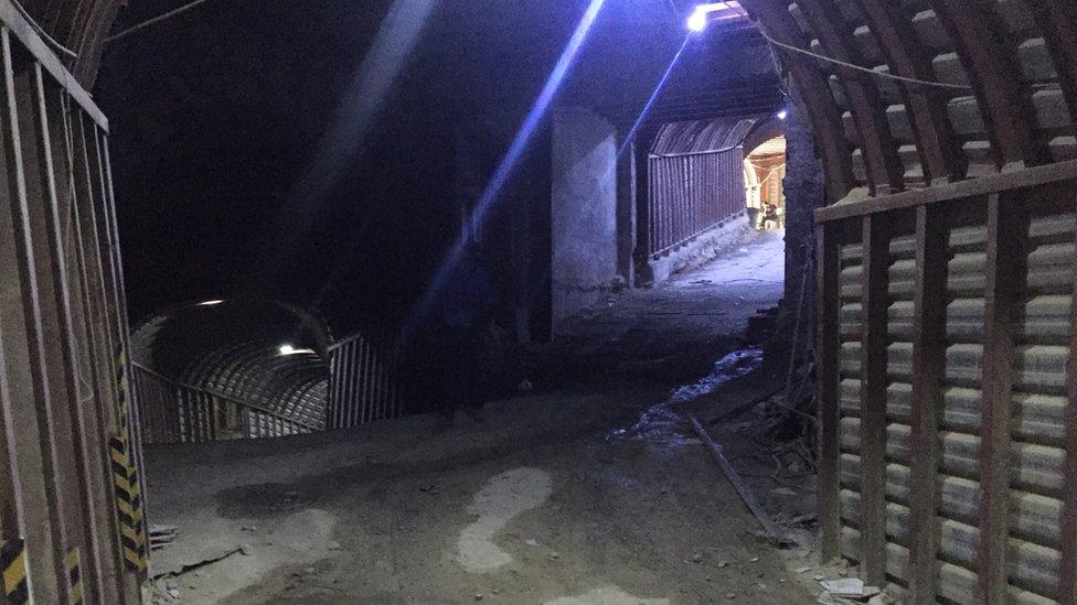 One of the tunnels under Eastern Ghouta