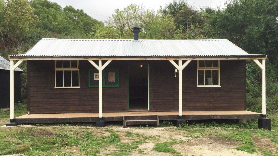 The guardroom hut