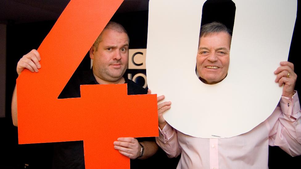 Chris Moyles and Tony Blackburn