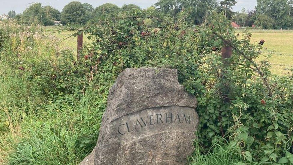 Claverham village sign