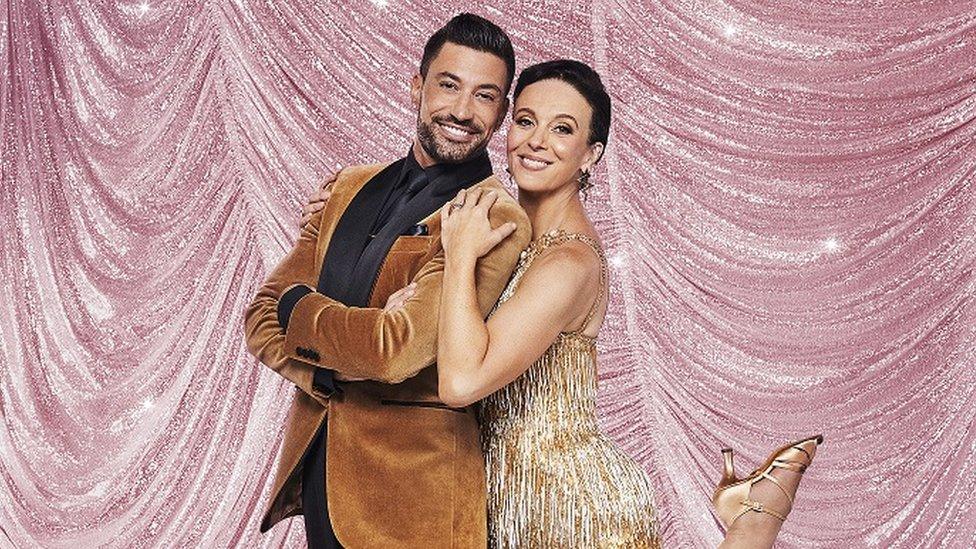 Amanda Abbington and Giovanni Pernice