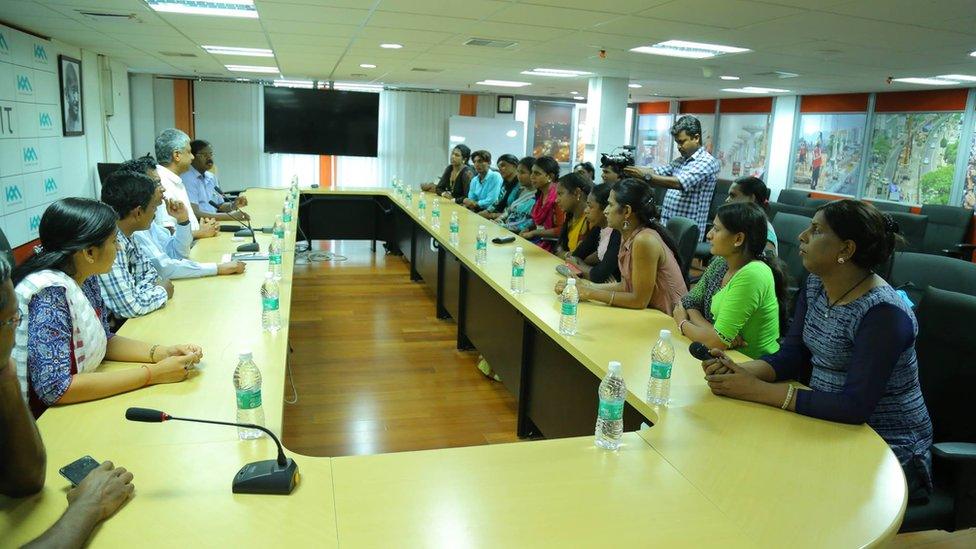 training room for metro employees