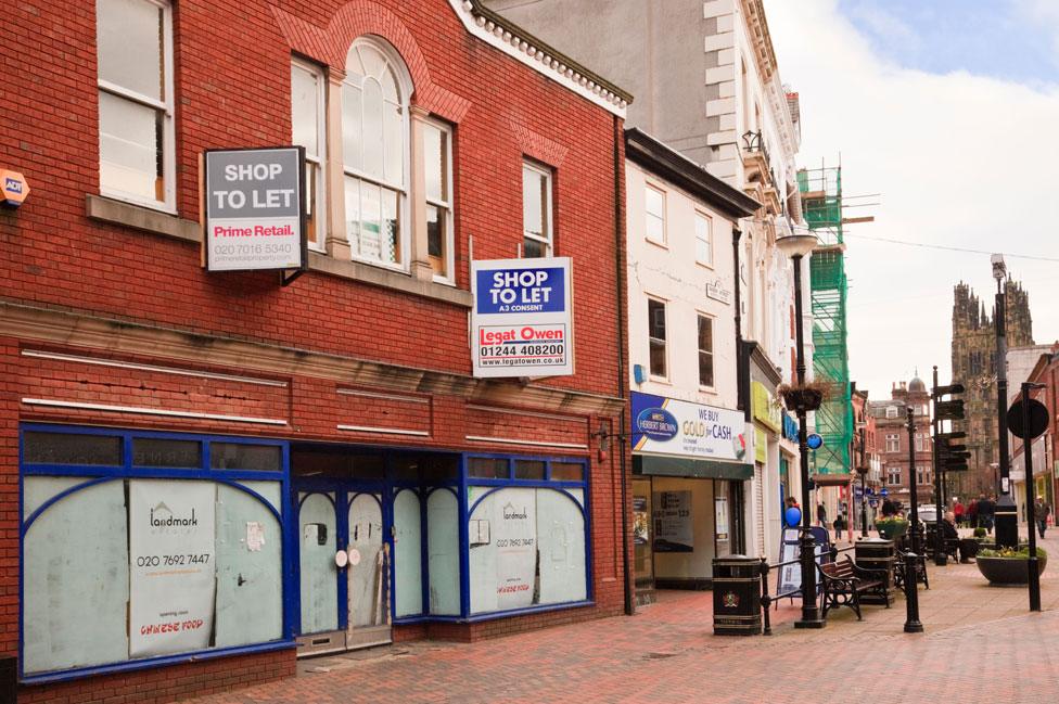 Wrexham town centre