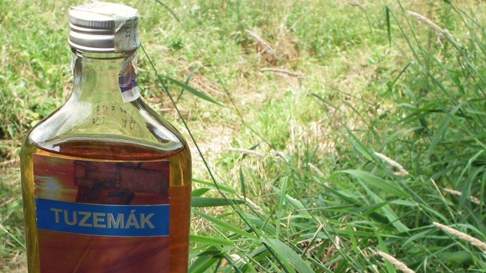 A bottle of Tuzemák