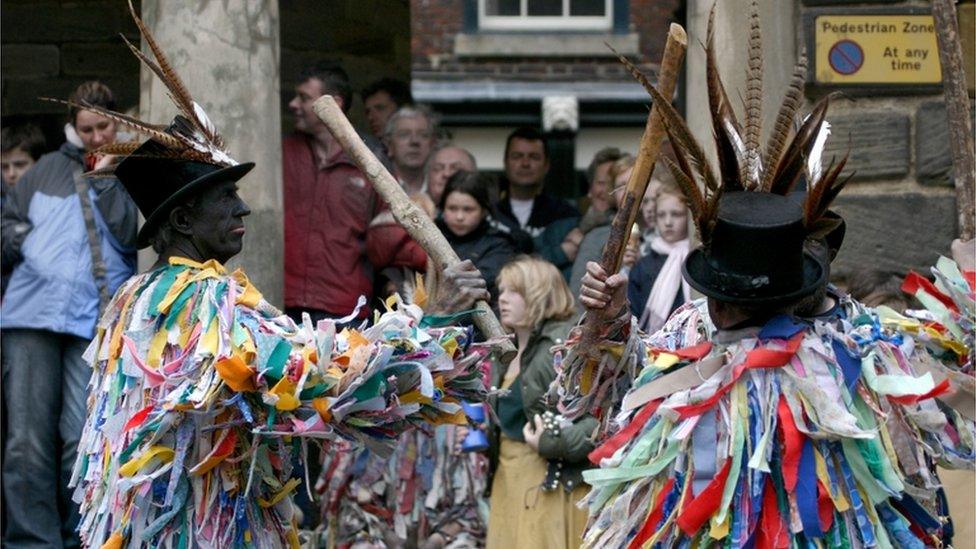 Morris dancers black face