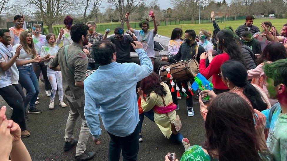 Oxford Hindus on Holi, the festival of colours