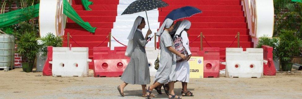 Nuns in Yangon