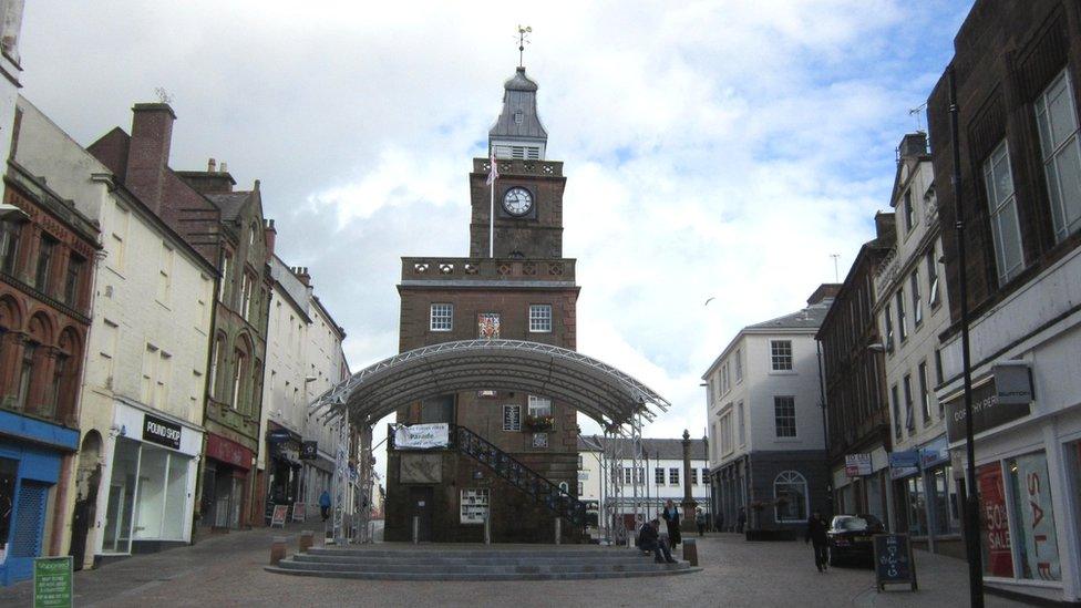 Dumfries town centre