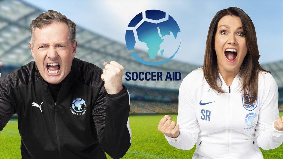 Piers Morgan and Susannah Reid will manage the International Team