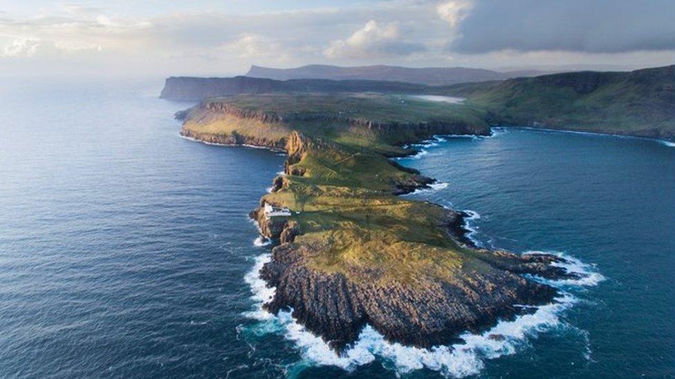 Scottish coastline