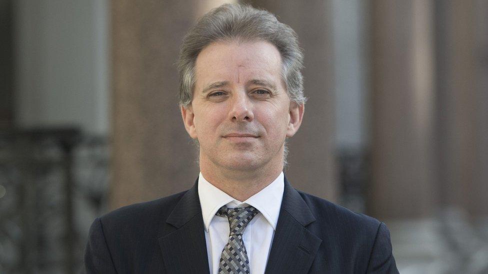 Christopher Steele in London