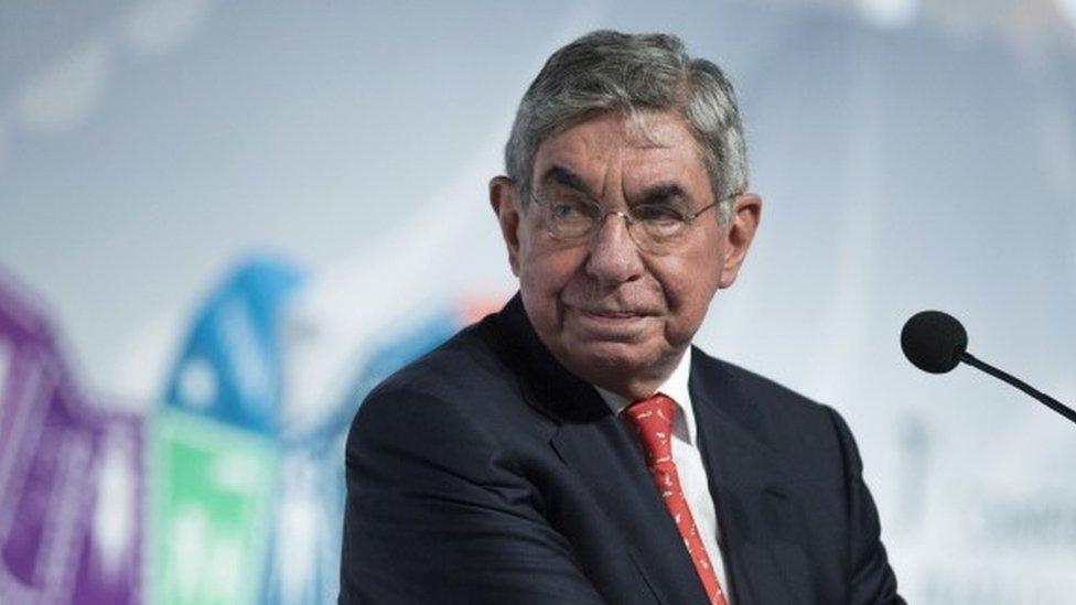 Óscar Arias, file photo