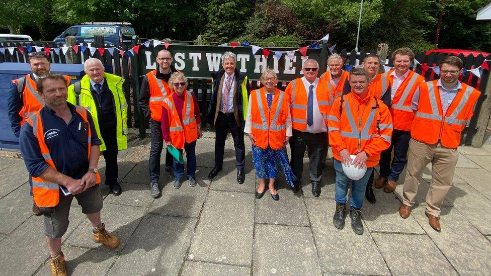 Lostwithiel supporters group shot