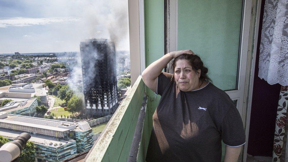 Woman on balcony