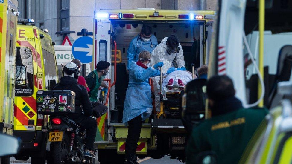 Ambulance at Royal London Hospital