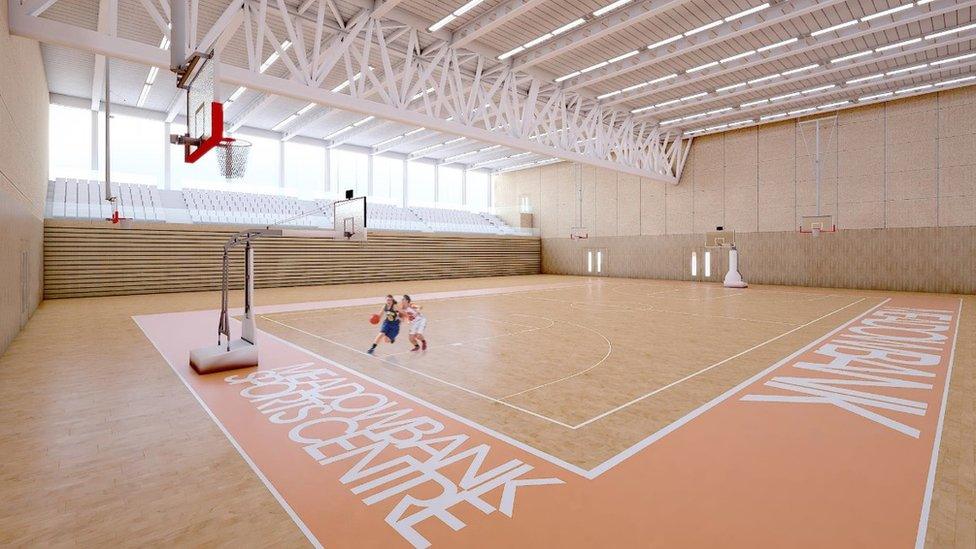 New Meadowbank Stadium hall