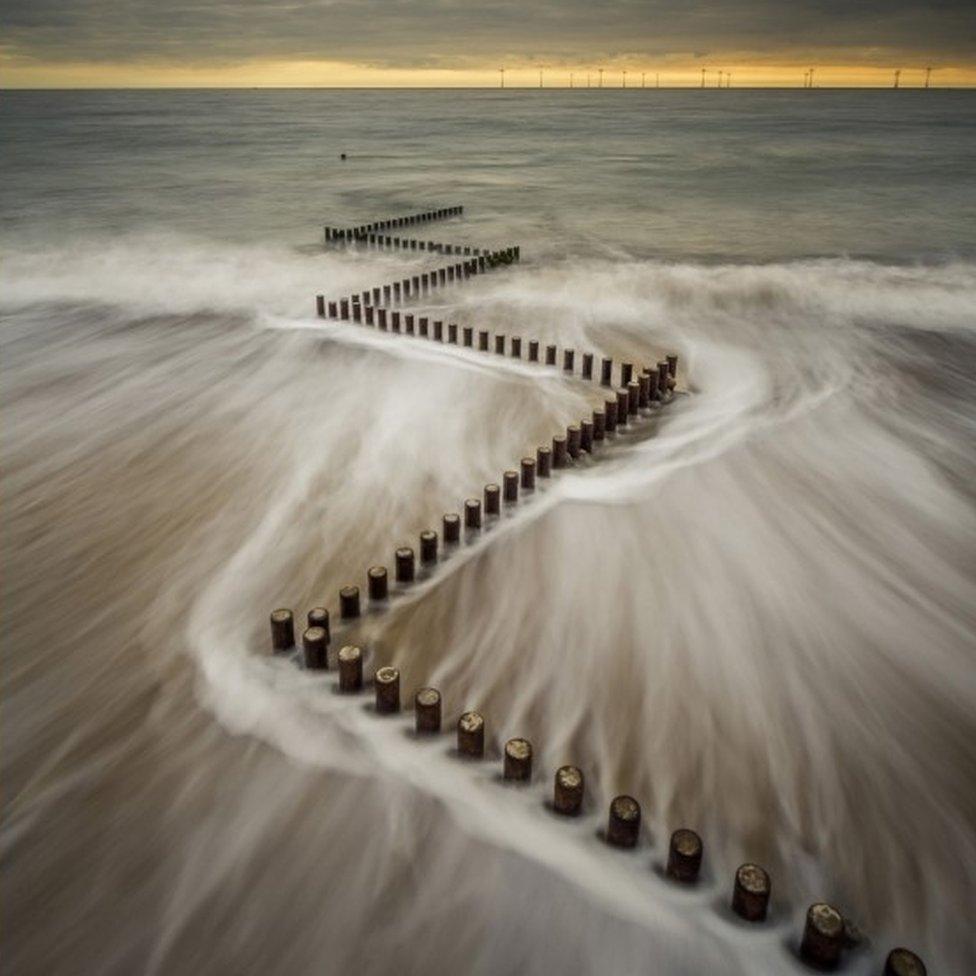 Damian Ward's photo of Caister-on-Sea, Norfolk, is the Adobe Prize Winner