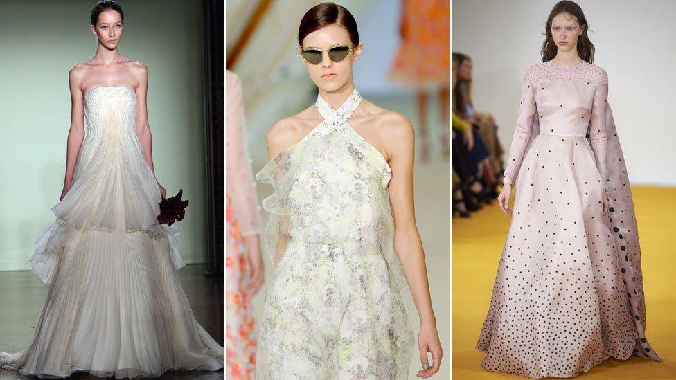 Oscar de la Renta, Erdem and Emilia Wickstead dresses