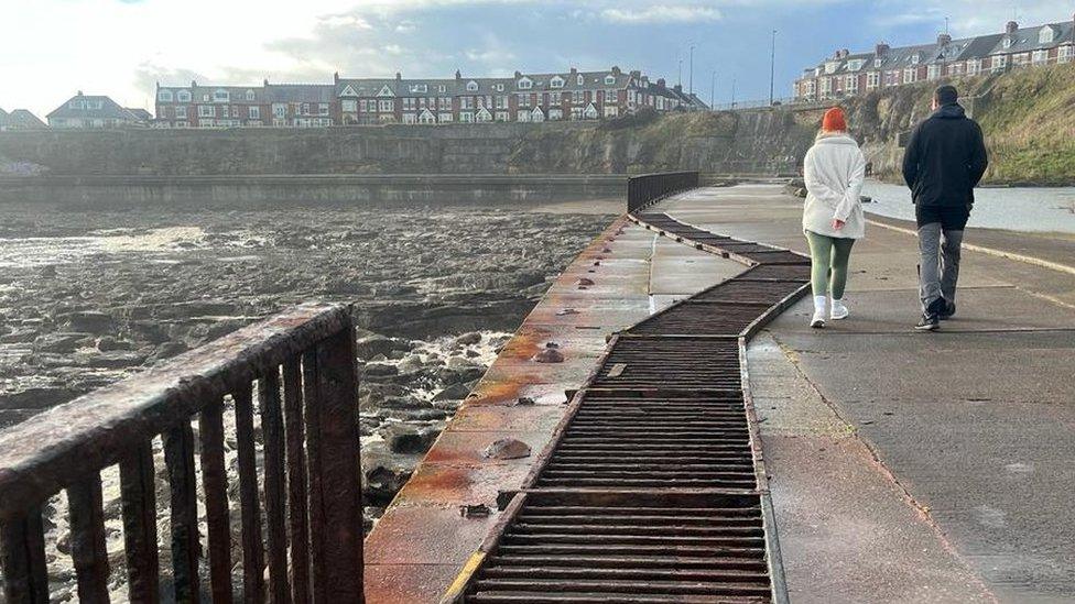 Fallen coastal barriers