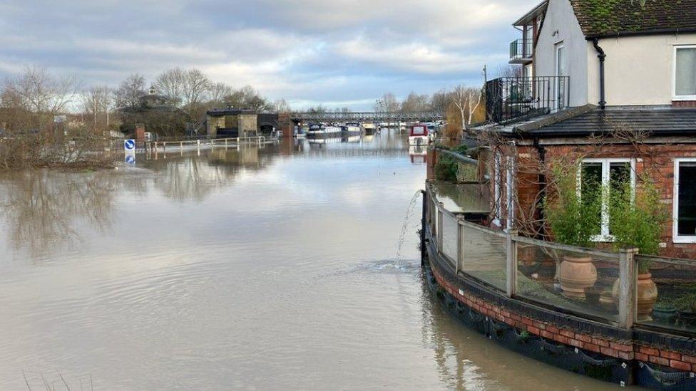 Flooding in Tewkesbury