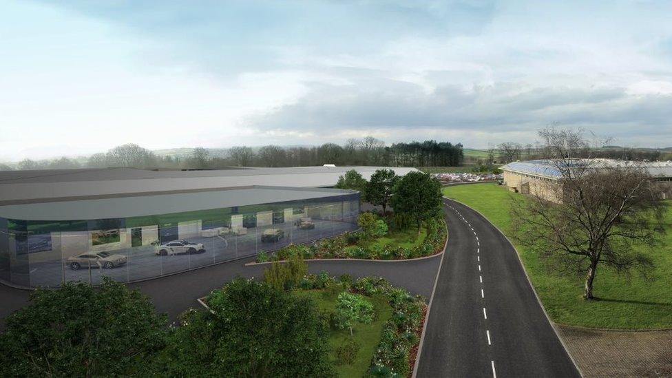 Artists impression of the new M-Sport building