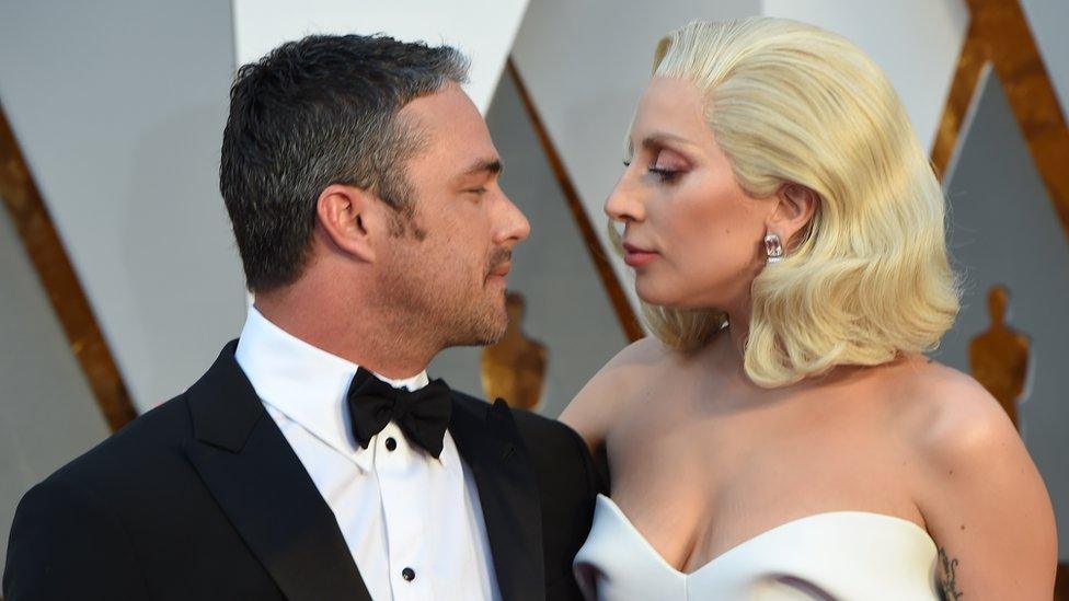 Lady Gaga and Taylor Kinney